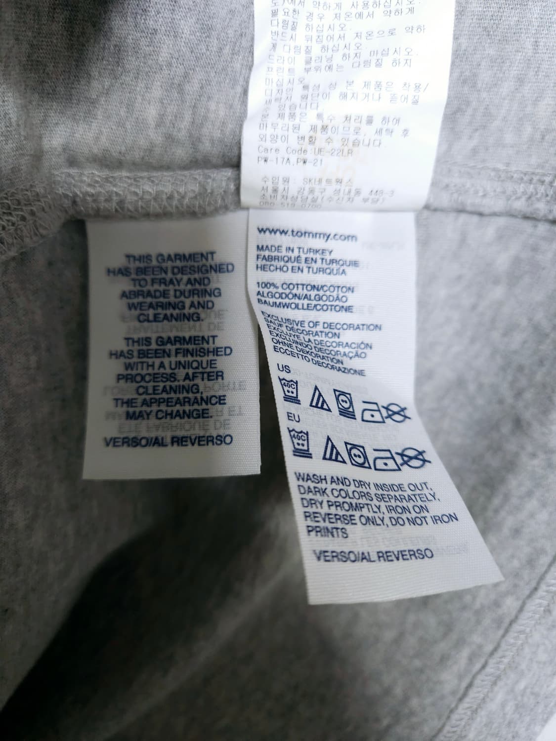 타미힐피거 반팔티 (90/S) 상품이미지5