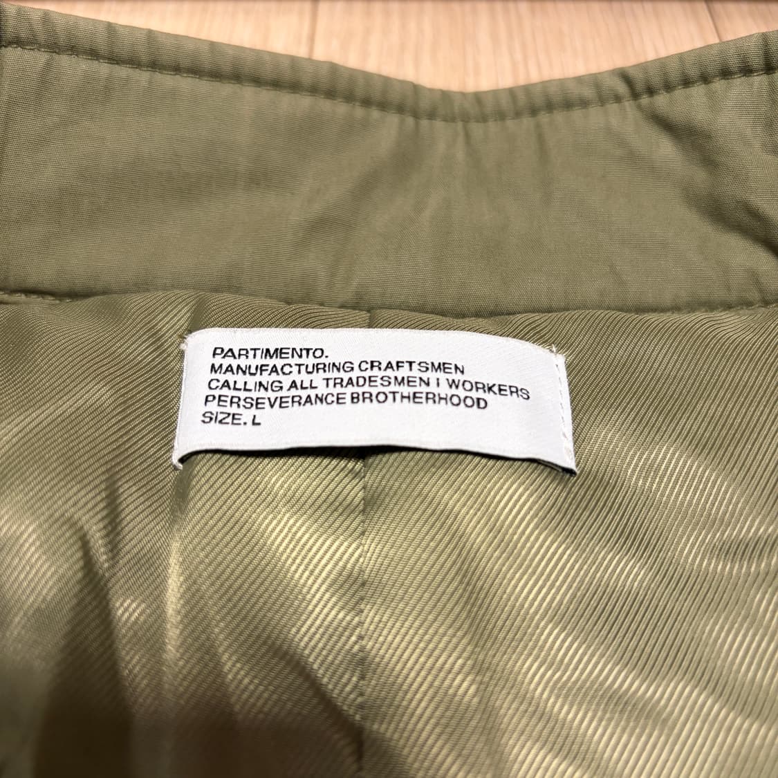 파르티멘토 M-65 피쉬테일 카키 카파 상품이미지4