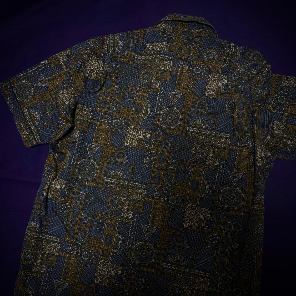 90s Beams Shirts & Sons Geometric Patte 상품이미지6