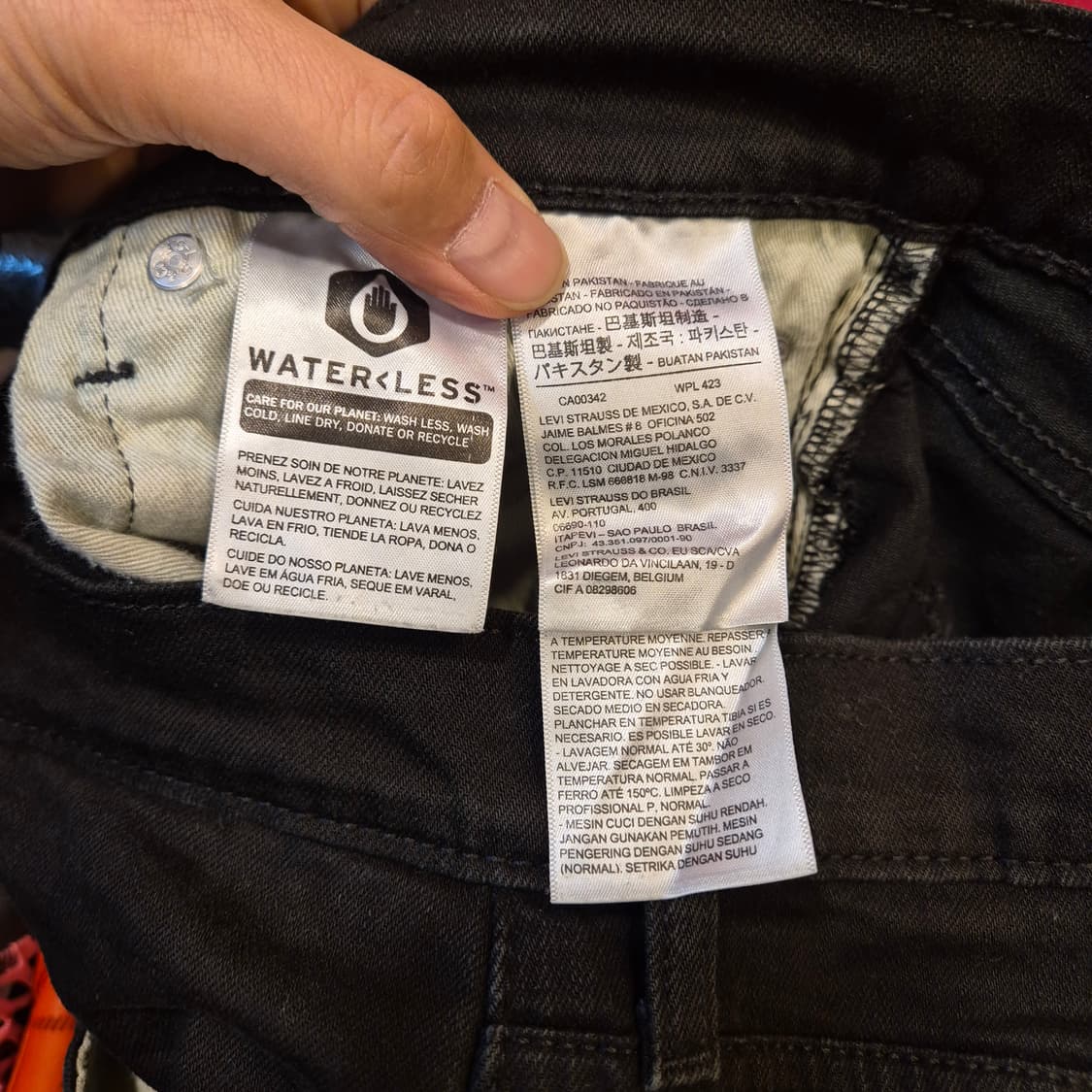 32인치 리바이스 511 블랙진  상품이미지4