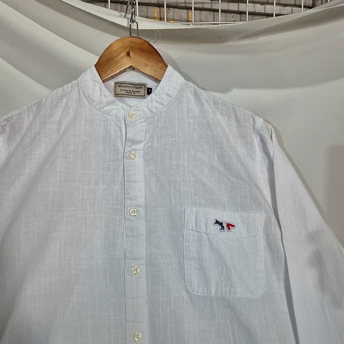메종키츠네 화이트 셔츠 상품이미지2