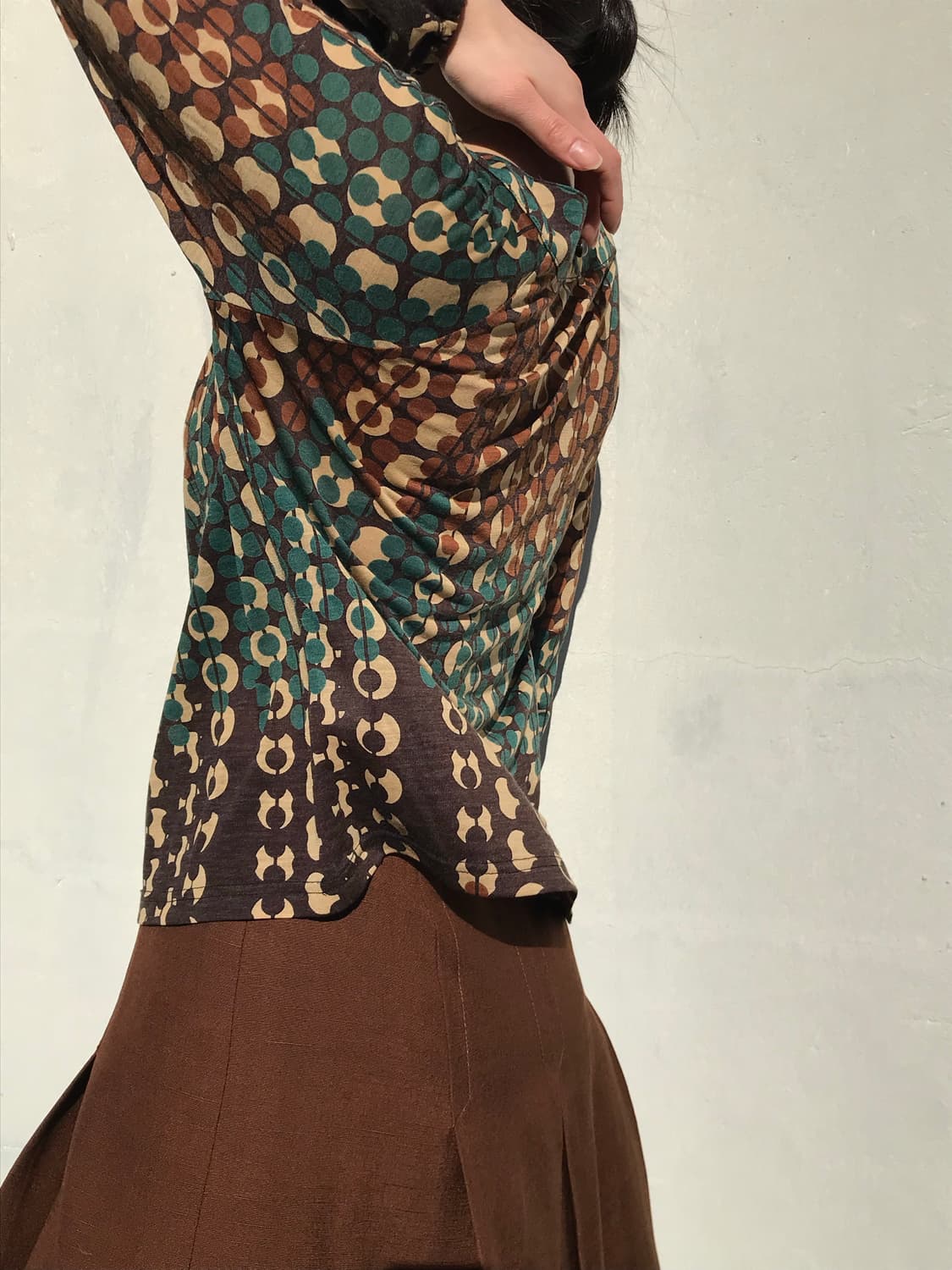 도트 패턴 블라우스  상품이미지6