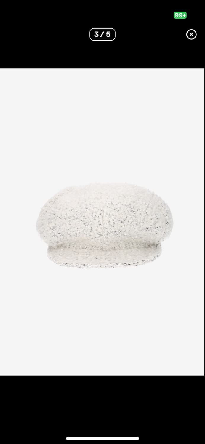 Gorrogorra cloud cap wool white 상품이미지6