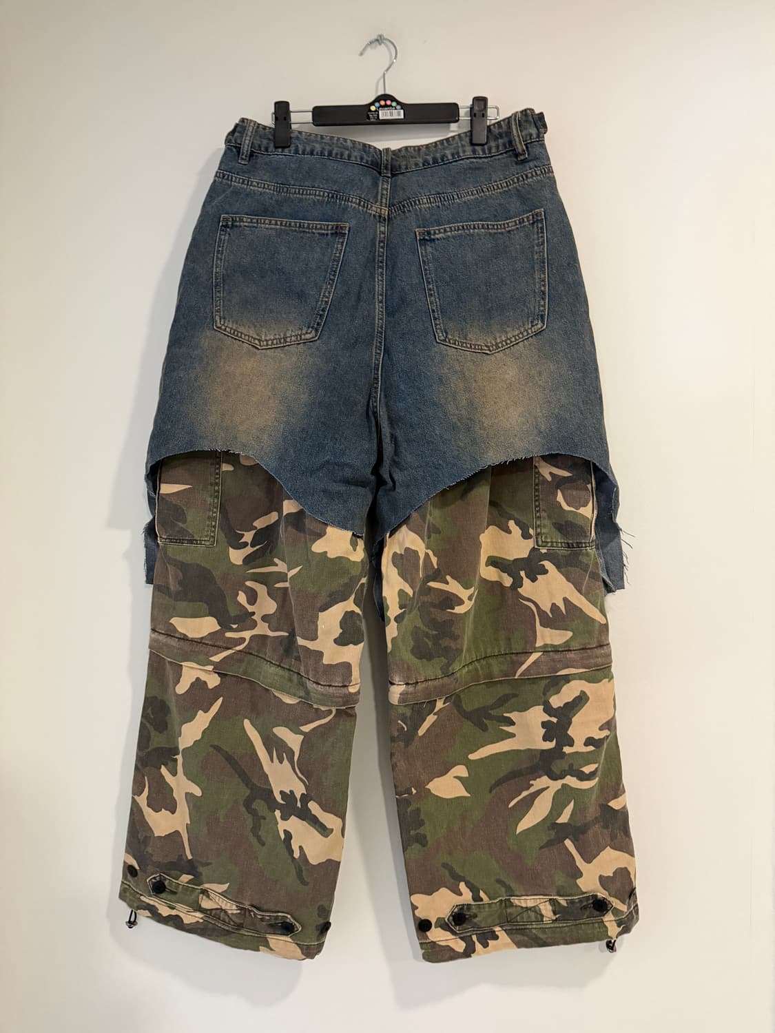 KLICK CLAK 하이브리드 카모 플레어 팬츠 상품이미지2