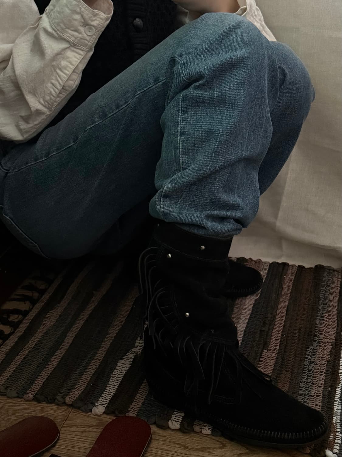 MINNETONKA fringe suede boots 상품이미지6