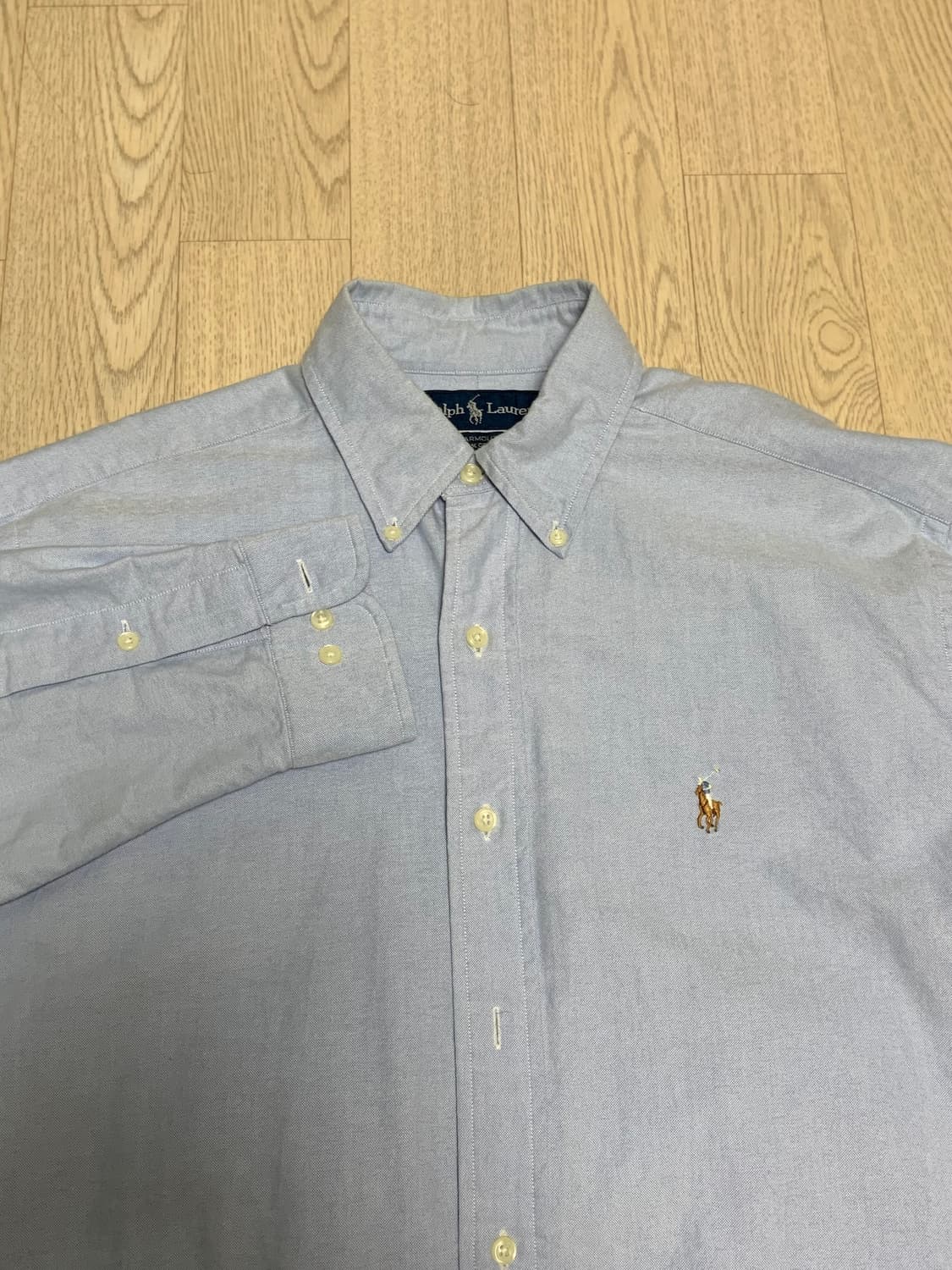 폴로 하늘색 셔츠 15 1/2 상품이미지3