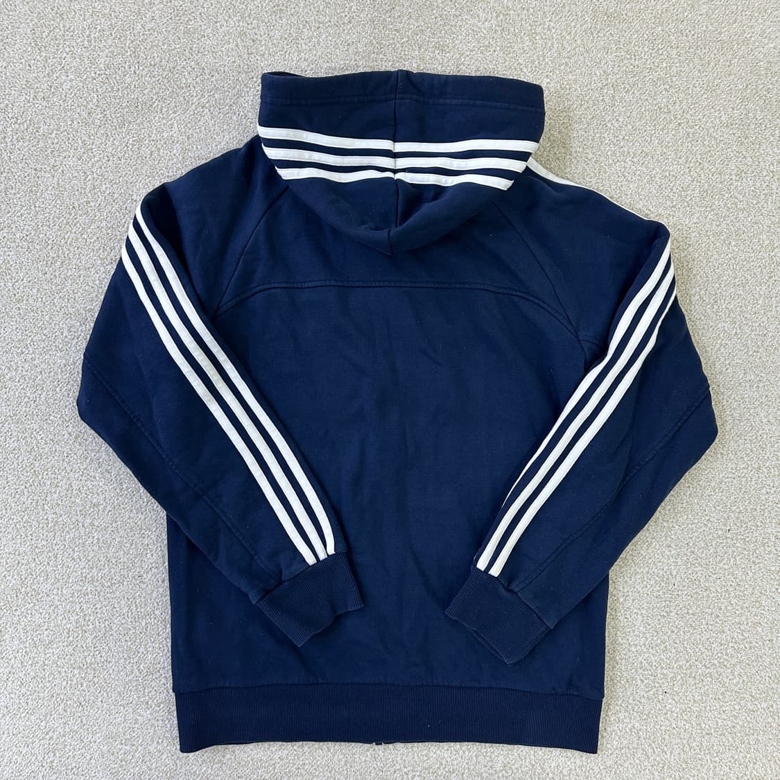 100 아디다스 네이비  후드 집업 0324D 상품이미지5
