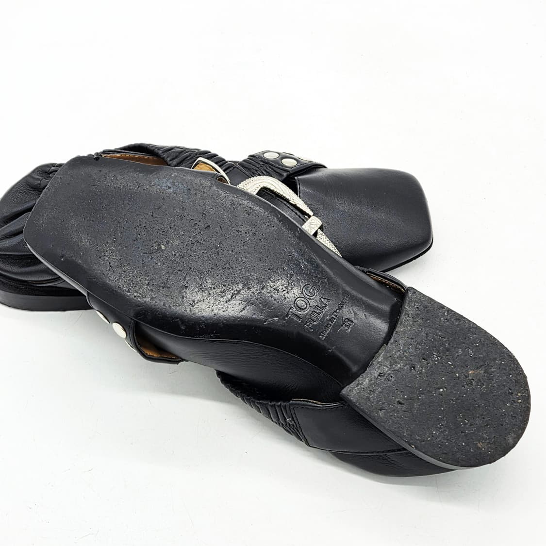 TOGA PULLA 토가 풀라 발레리나 플랫슈즈 블랙 (38) 상품이미지3