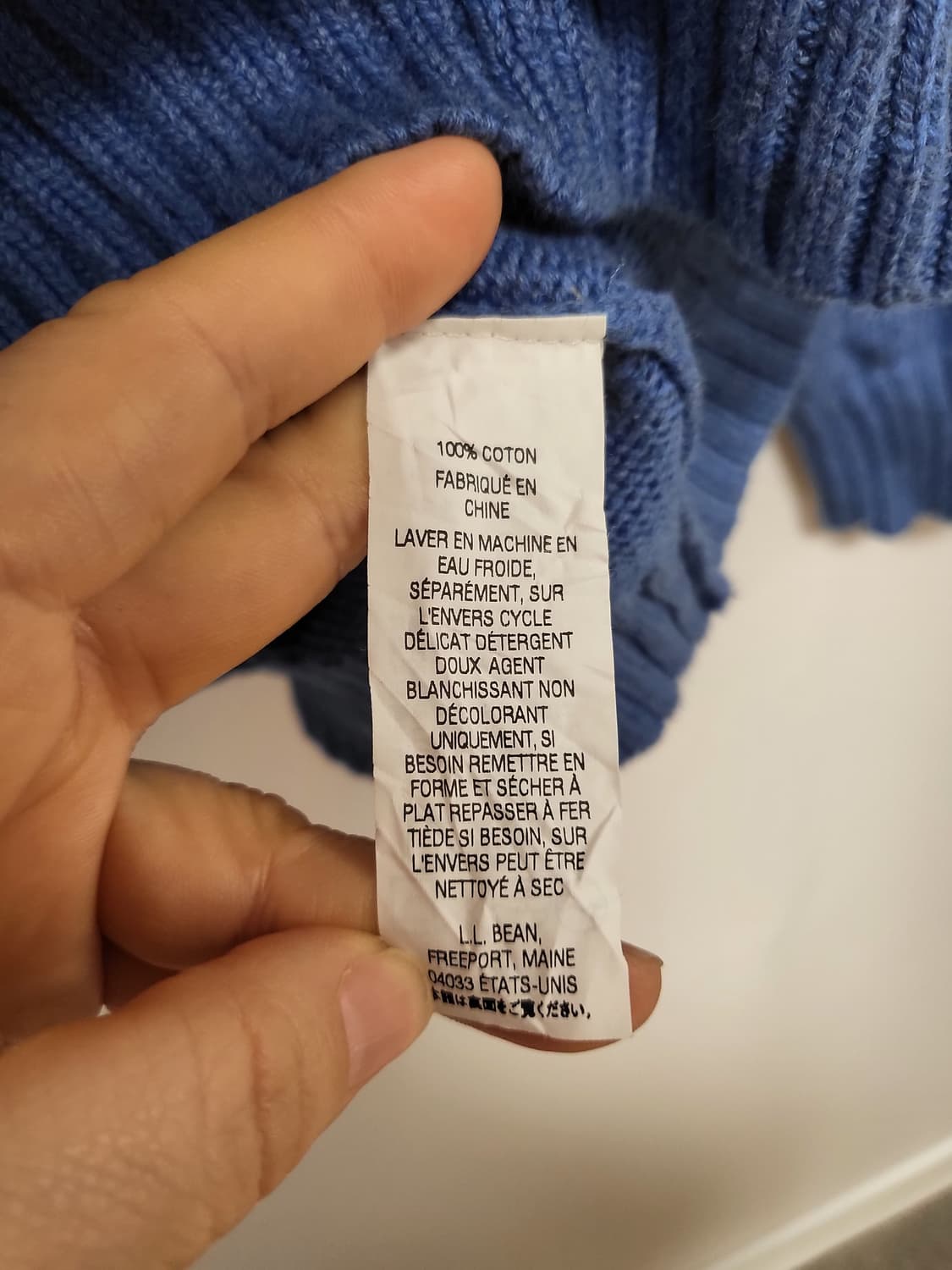 LL BEAN 반집업니트 상품이미지3