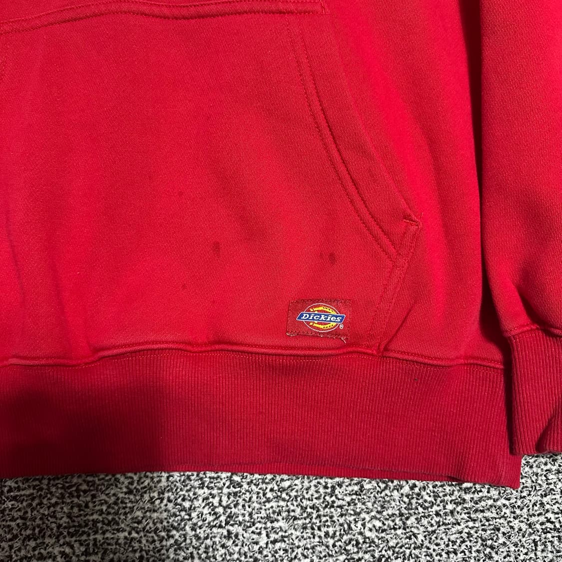 (M) 디키즈 레드 오리지날 후드티 상품이미지4