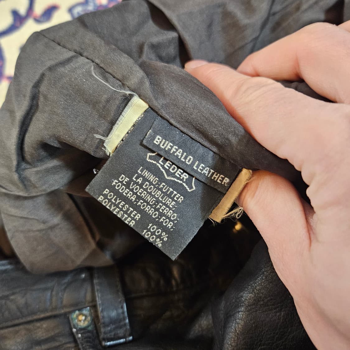 USA 아메리칸 빈티지 버팔로레더 스웨이드 롤업 팬츠
 상품이미지8