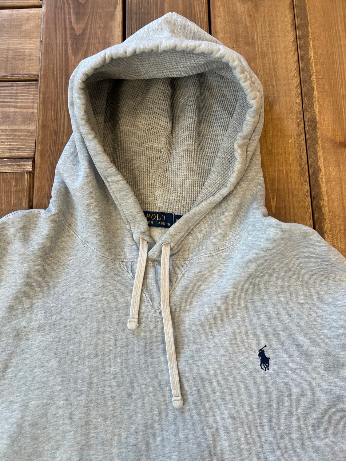 폴로 그레이 후드티 상품이미지7