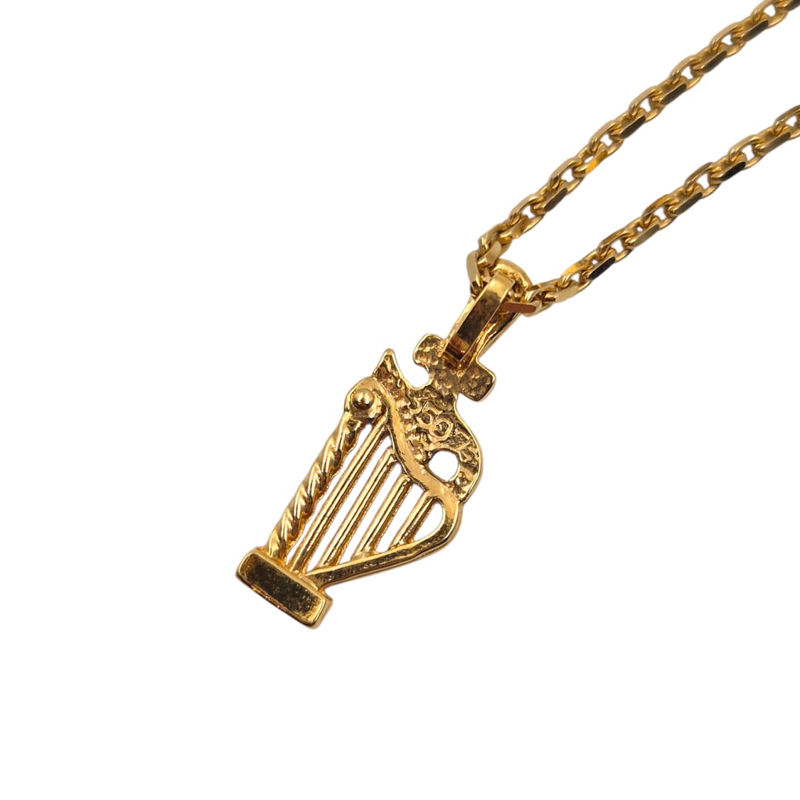 90s 꾸레쥬 로고 하프 뮤직 목걸이 상품이미지4