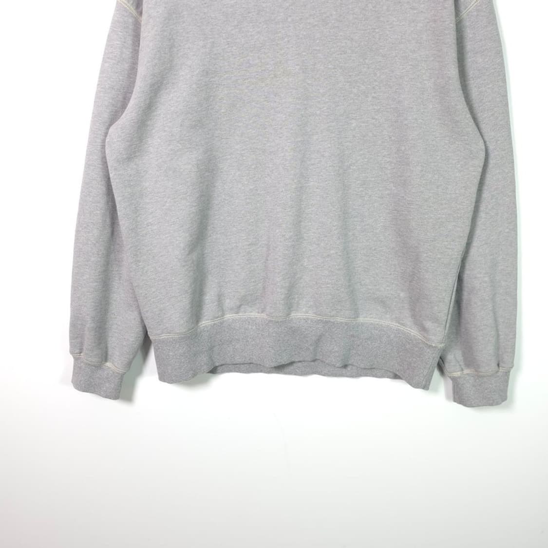 ROUGH SIDE 러프사이드 미니멀 그레이 스웻셔츠 상품이미지4