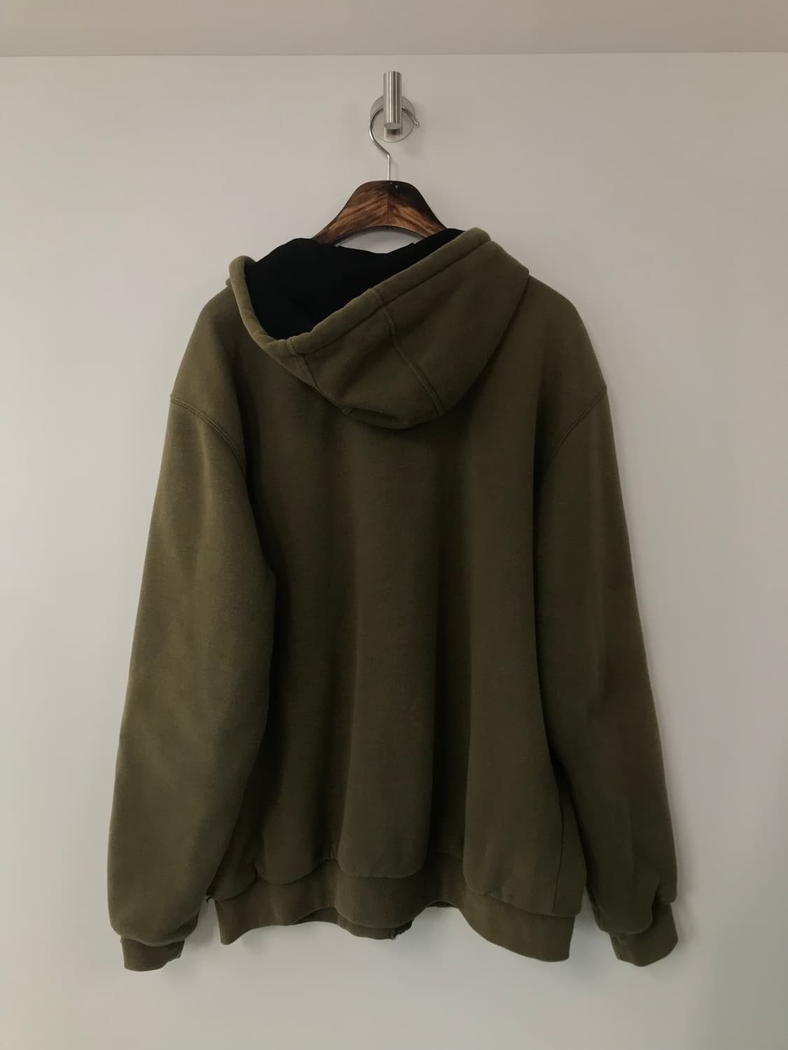 칼하트 자수로고 써멀 레인디펜더 된장 후드집업 상품이미지3