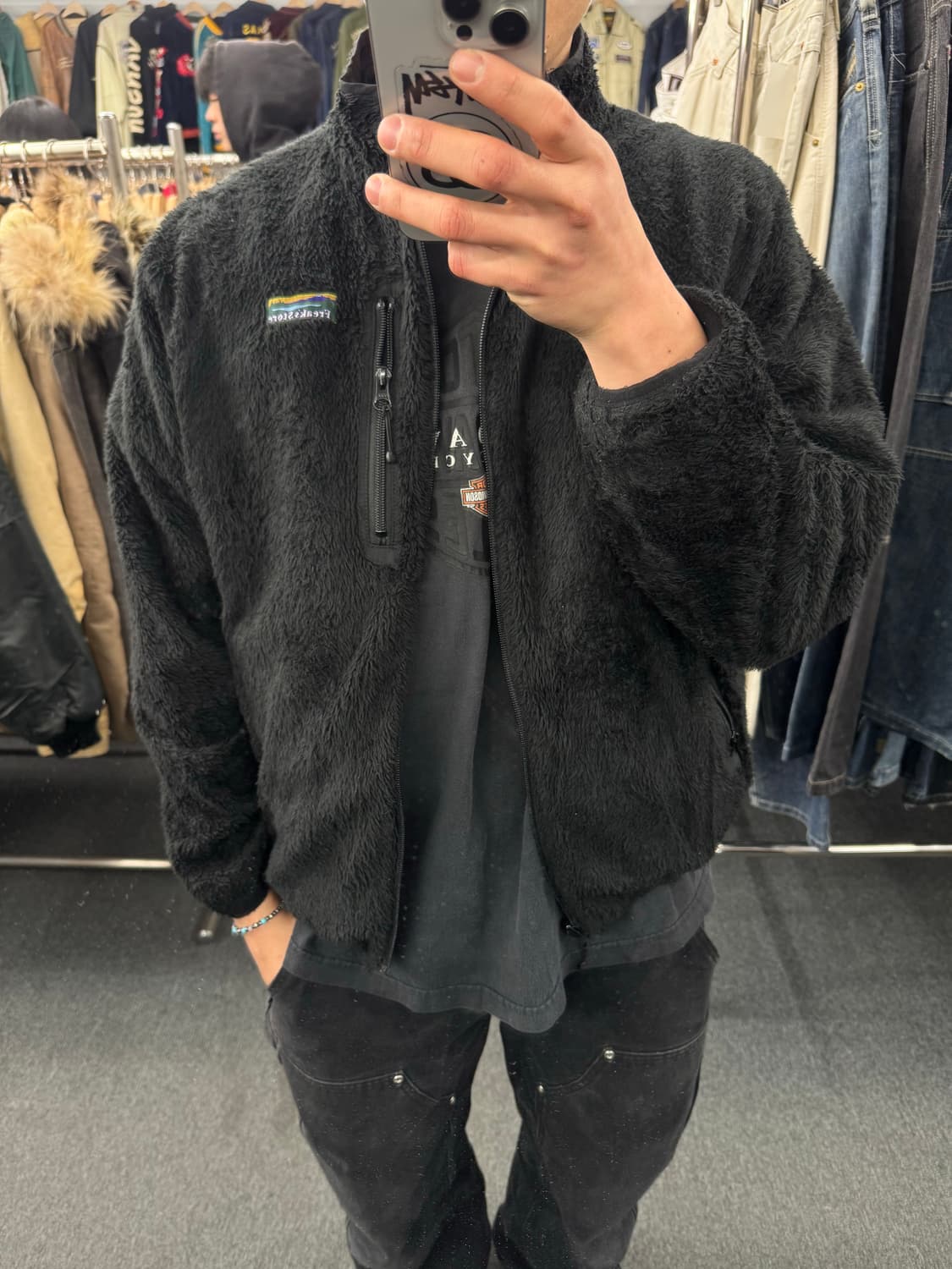 OS)프릭스 스토어 빈티지 리버시블 봄버 자켓 상품이미지2