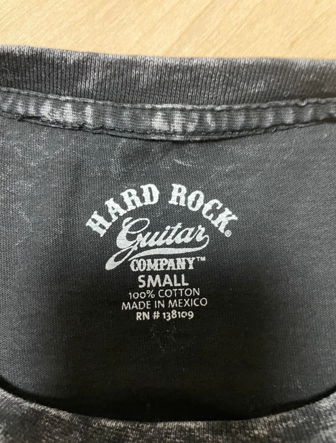 Hardrock guitar 하드락 카페 기타 티셔츠 S 상품이미지3