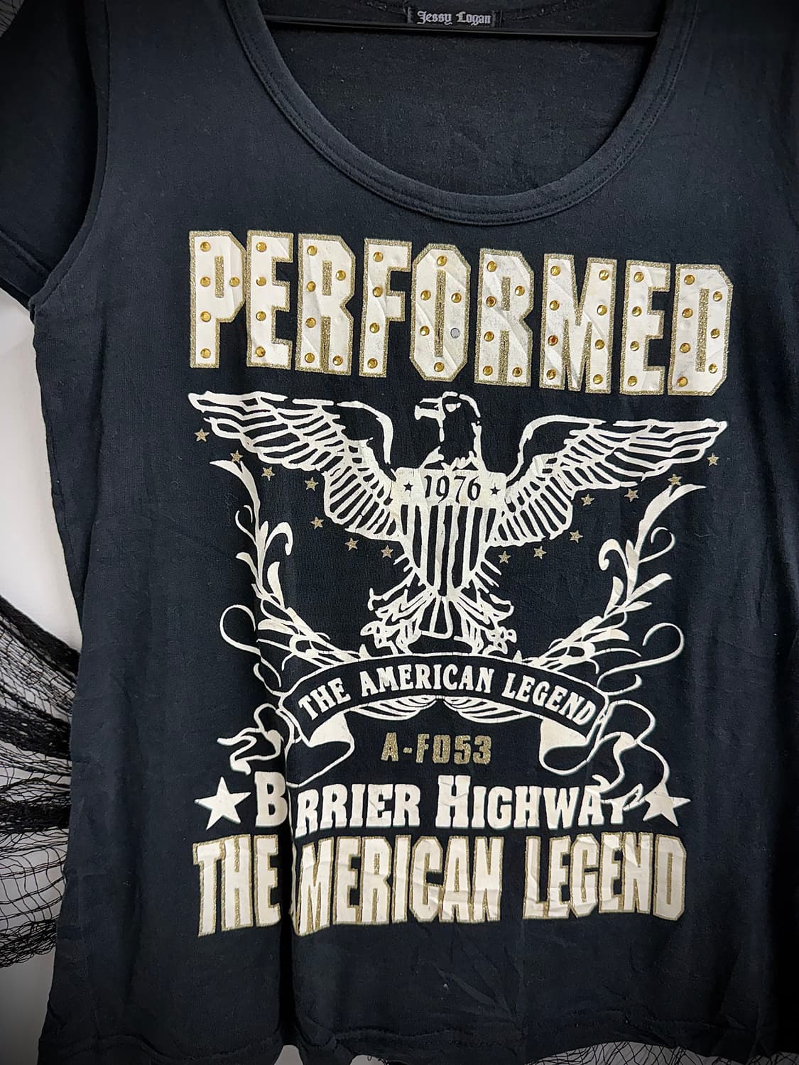 Jessy logan 00s printing halfsleeve 상품이미지4