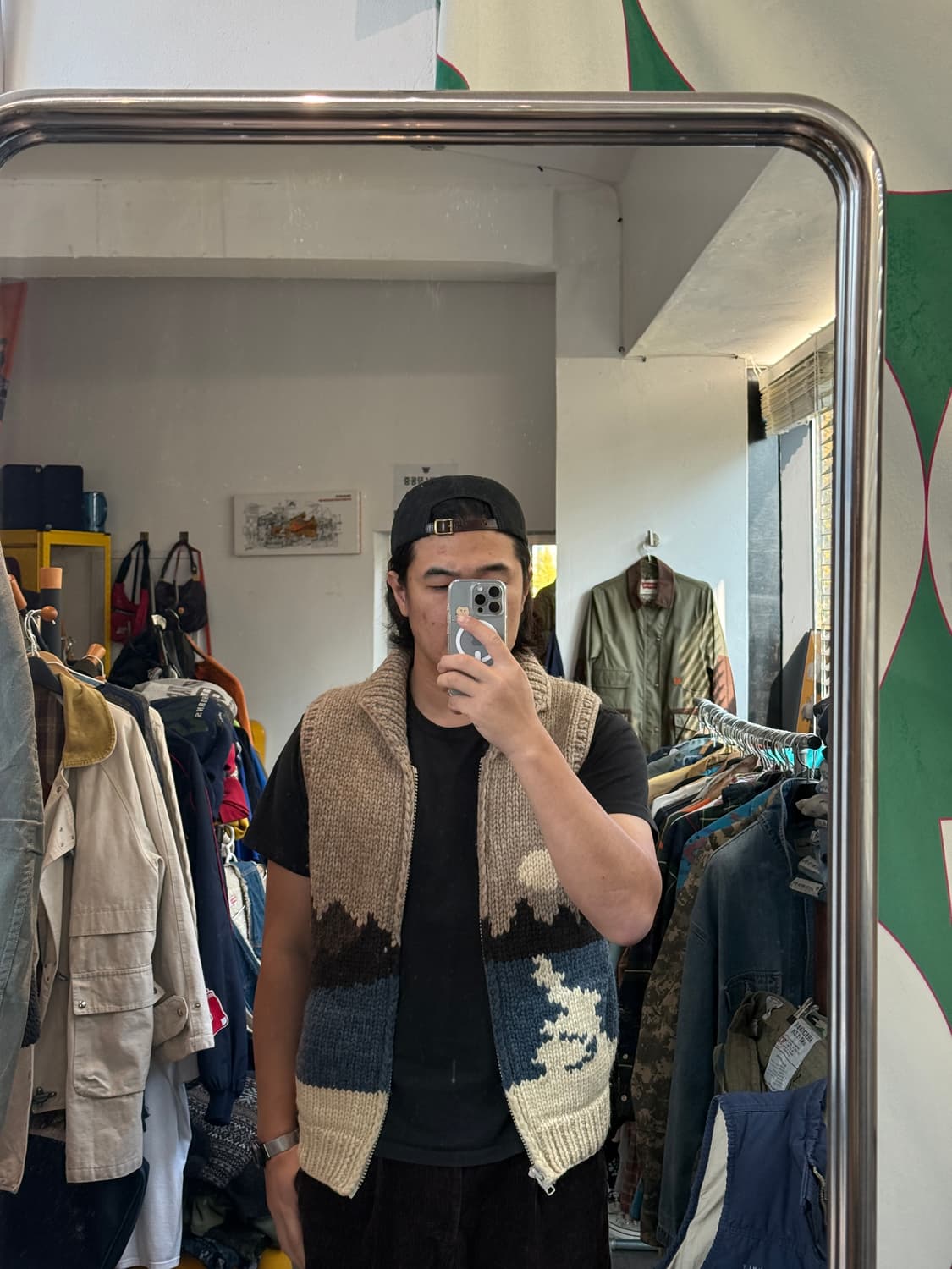 🇨🇦 LONGHOUSE 코위찬 울 베스트 상품이미지4