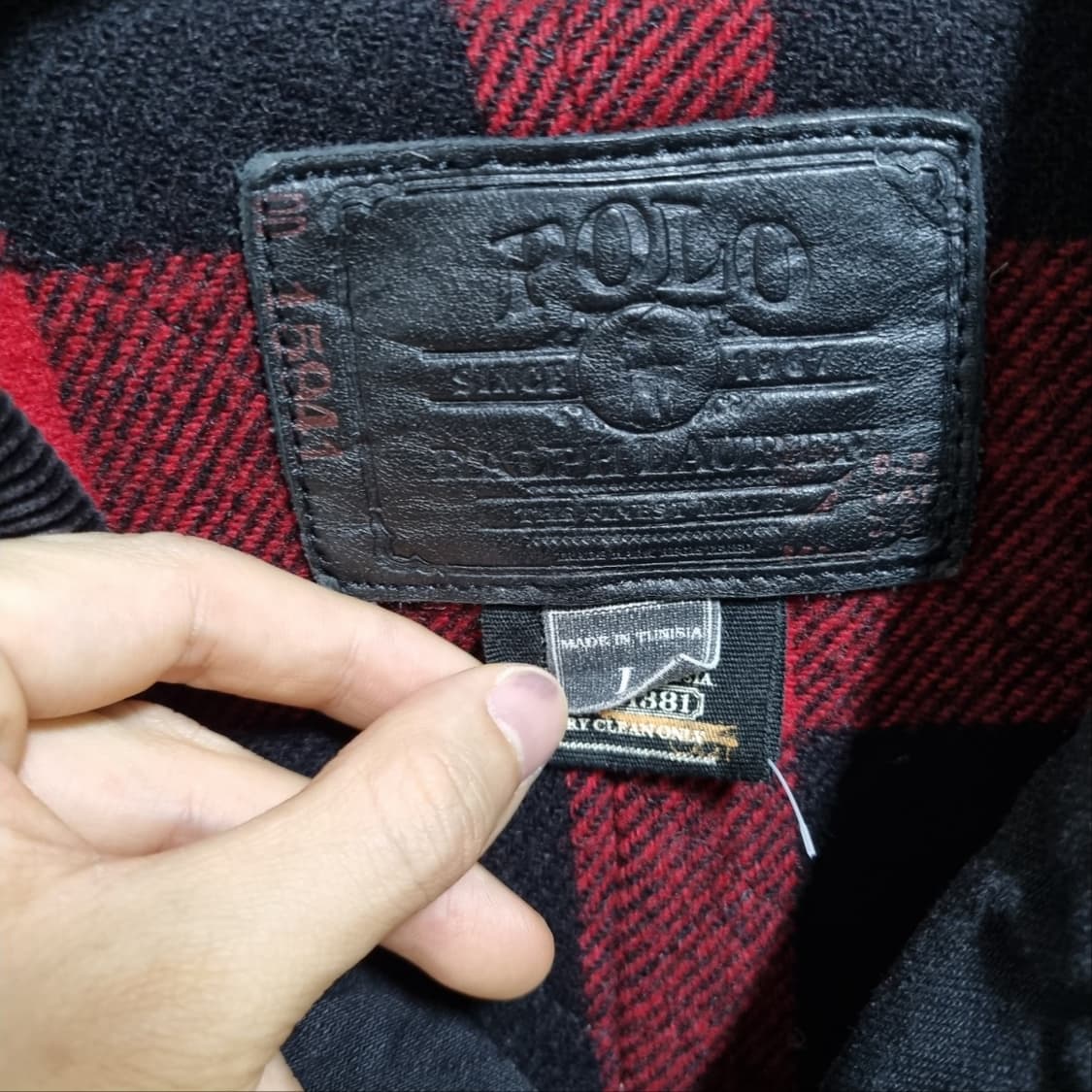 폴로 랄프로렌 디스트레스드 패치워크 보로 워크 자켓 상품이미지4