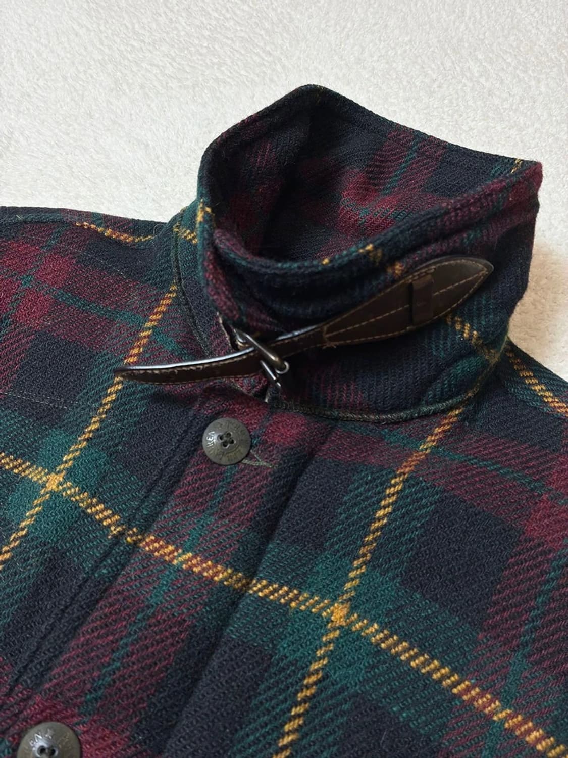 폴로 랄프로렌 플래드 뉴스보이 체크 울 알파카 자켓 PN6359 상품이미지4