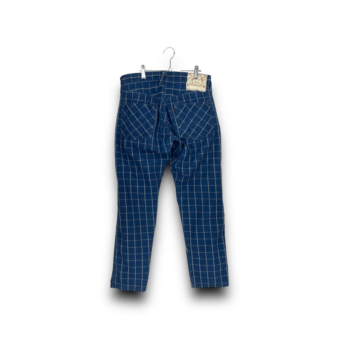 에비수 패턴 인디고워싱 데님팬츠 상품이미지2