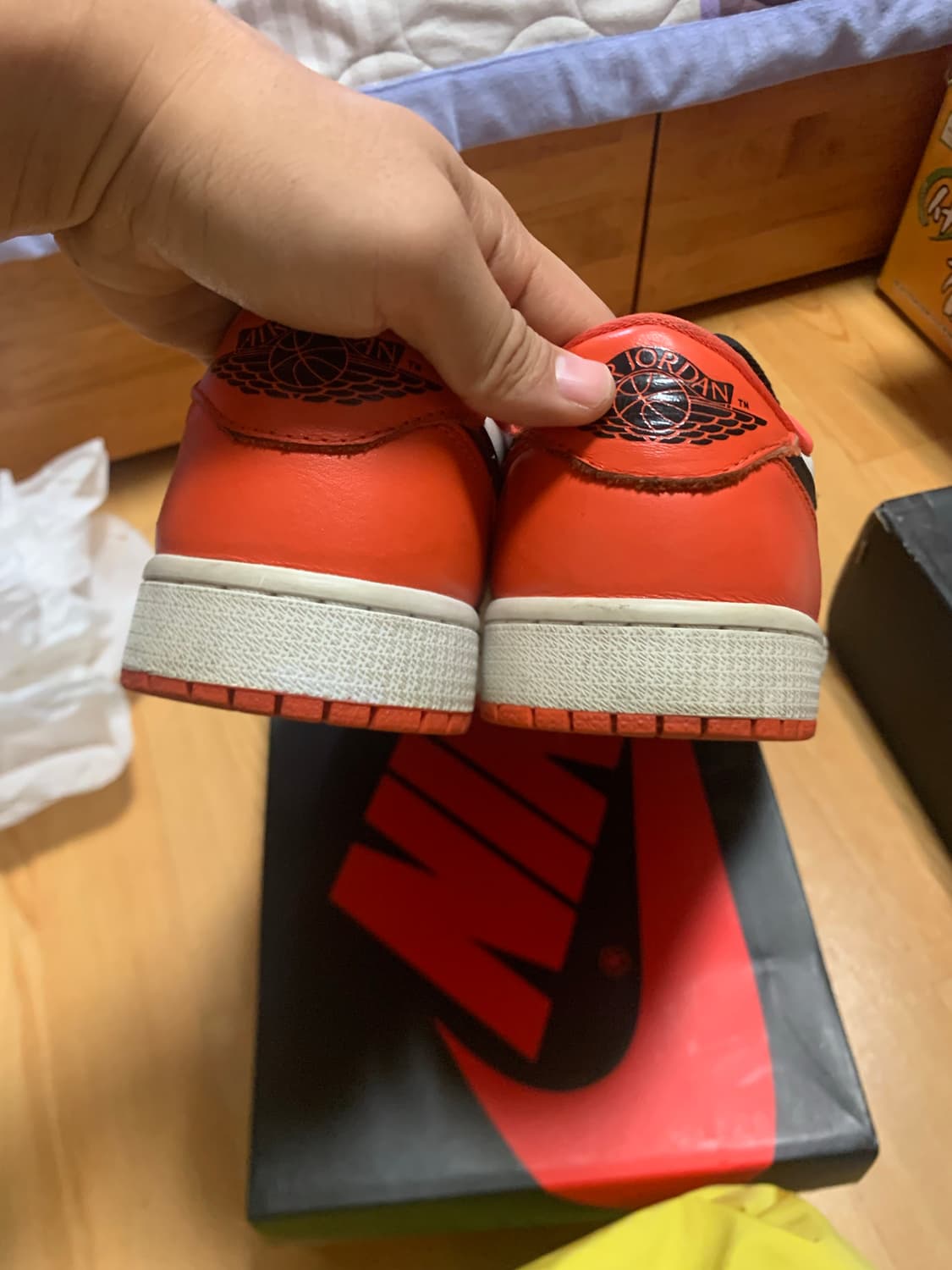 나이키 조던 1 og 스타피쉬 오렌지 상품이미지3