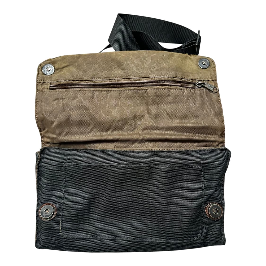 ✨ (바배) 캉골 가죽 패브릭 크로스백  상품이미지3