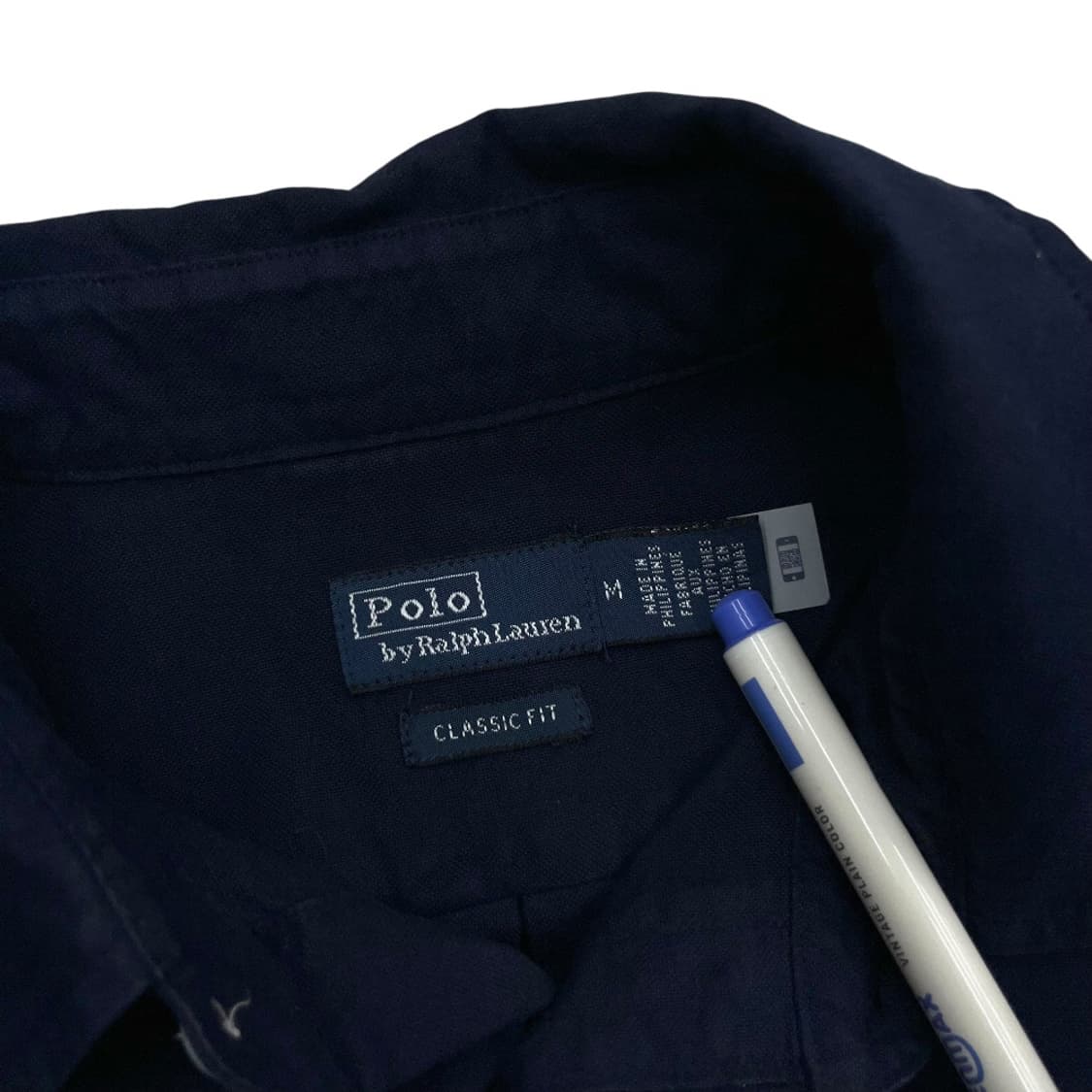 폴로 랄프로렌 레드포니 네이비 셔츠 M 상품이미지5
