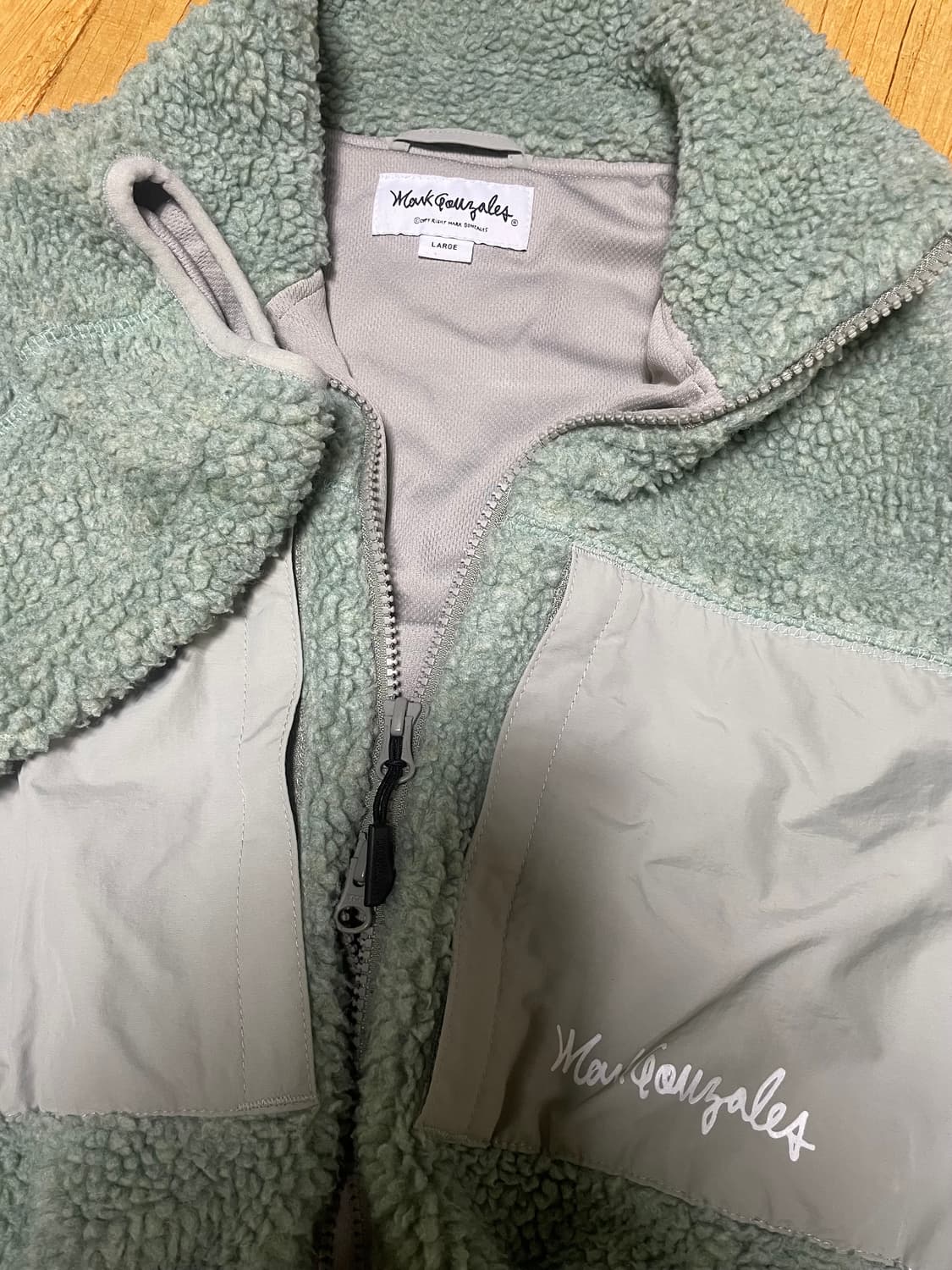 마크 곤잘레스 뽀글이 후리스 자켓 L 상품이미지3