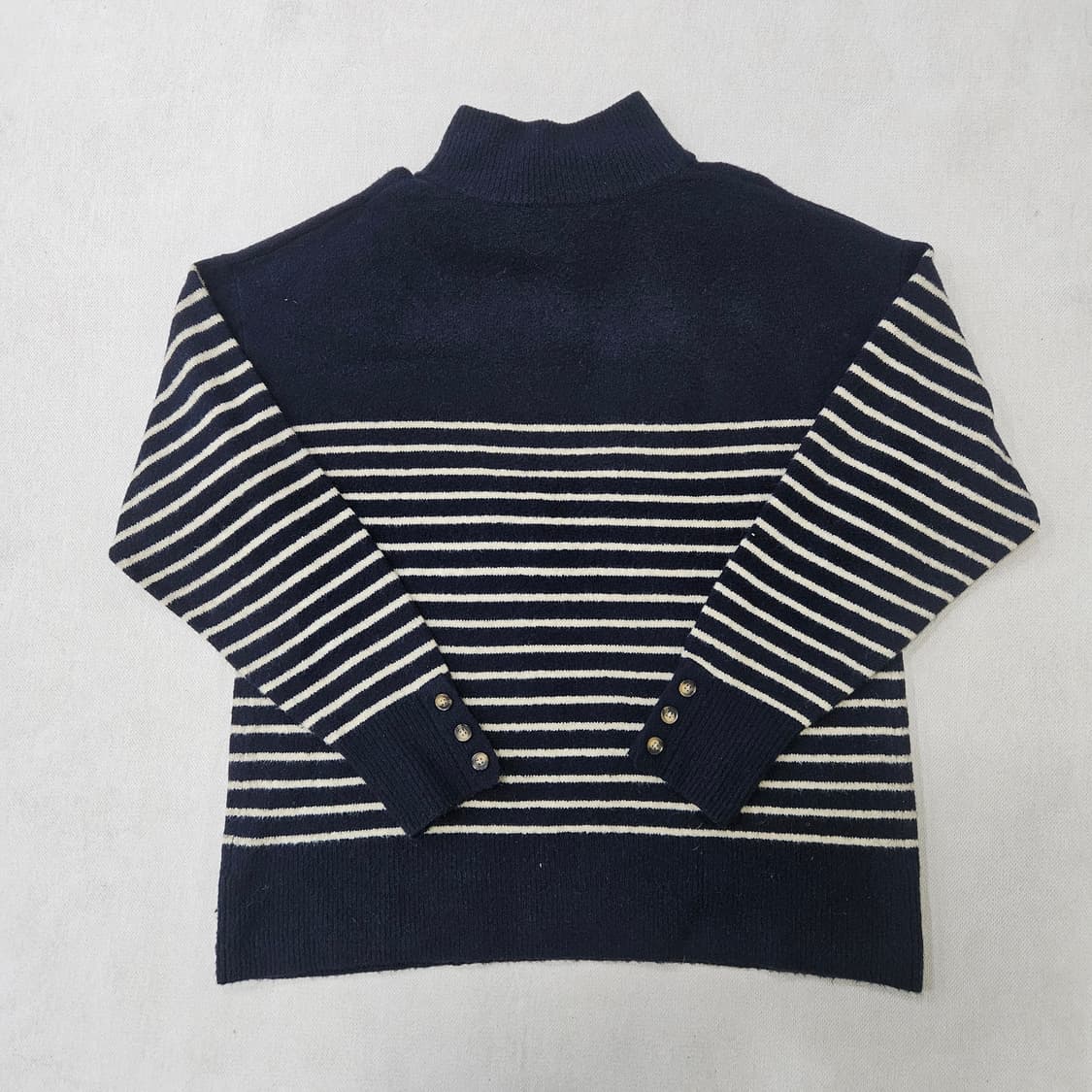 L 자라 스트라이프 모크넥 스웨터 0319Y 상품이미지2