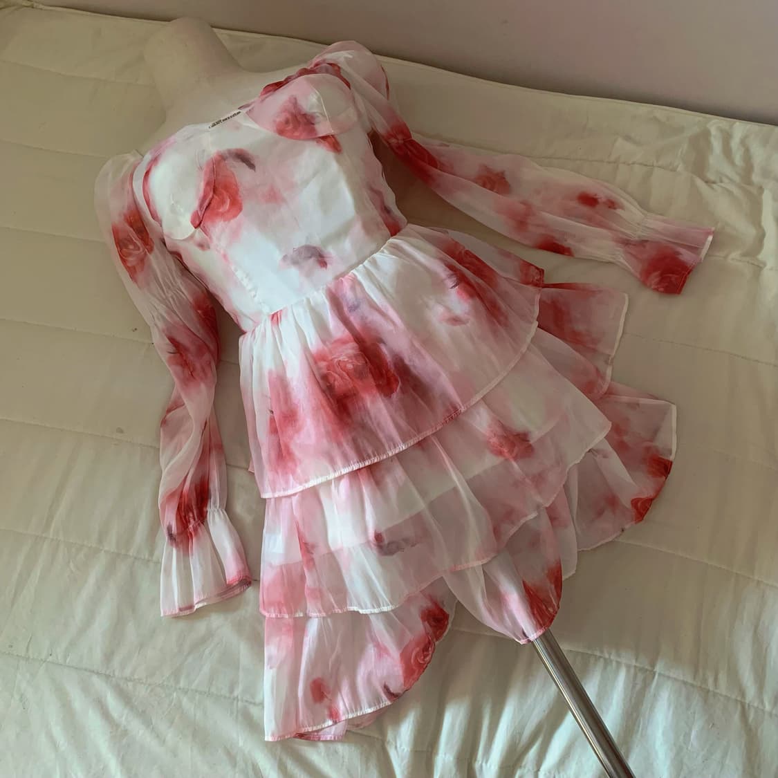 빈티지 원피스 플라워 원피스 페어리 원피스 모리 원피스 매쉬 원피스 상품이미지3