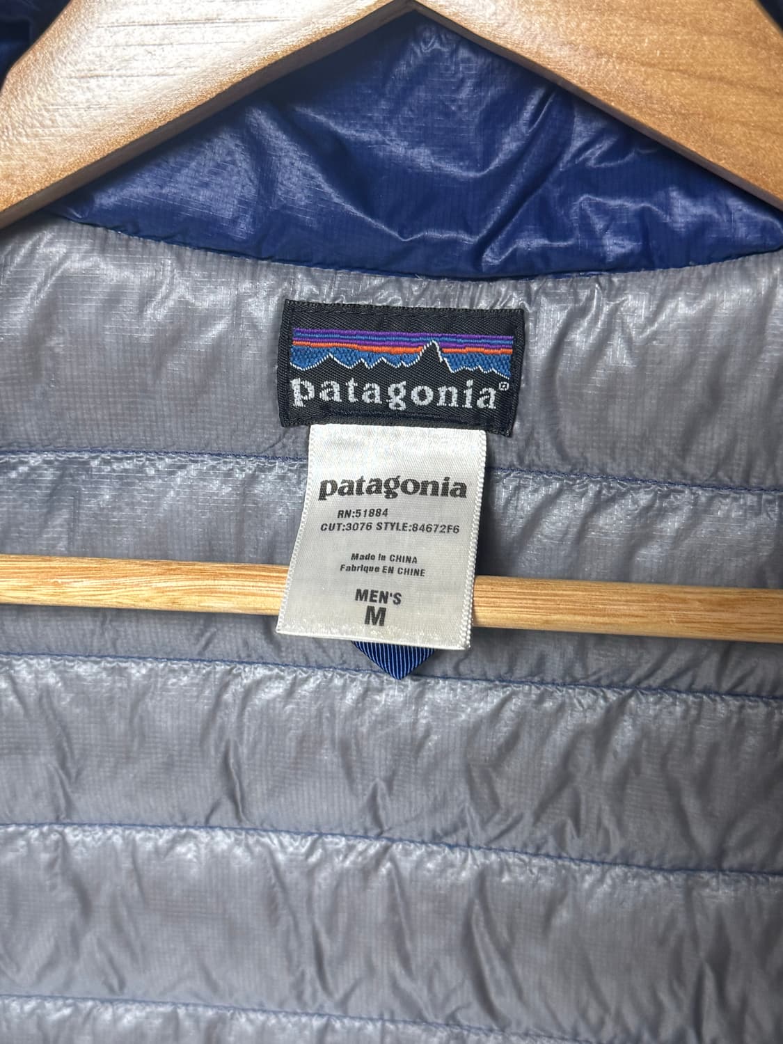 파타고니아 네이비 경량 패딩 자켓 상품이미지7
