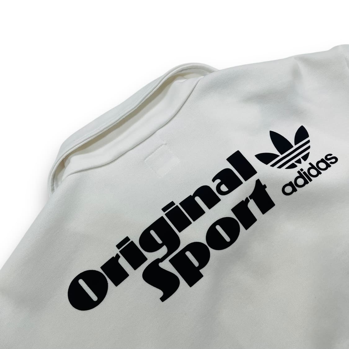 아디다스 오리지널 스포츠 스몰 로고 화이트 트랙탑 져지 상품이미지5