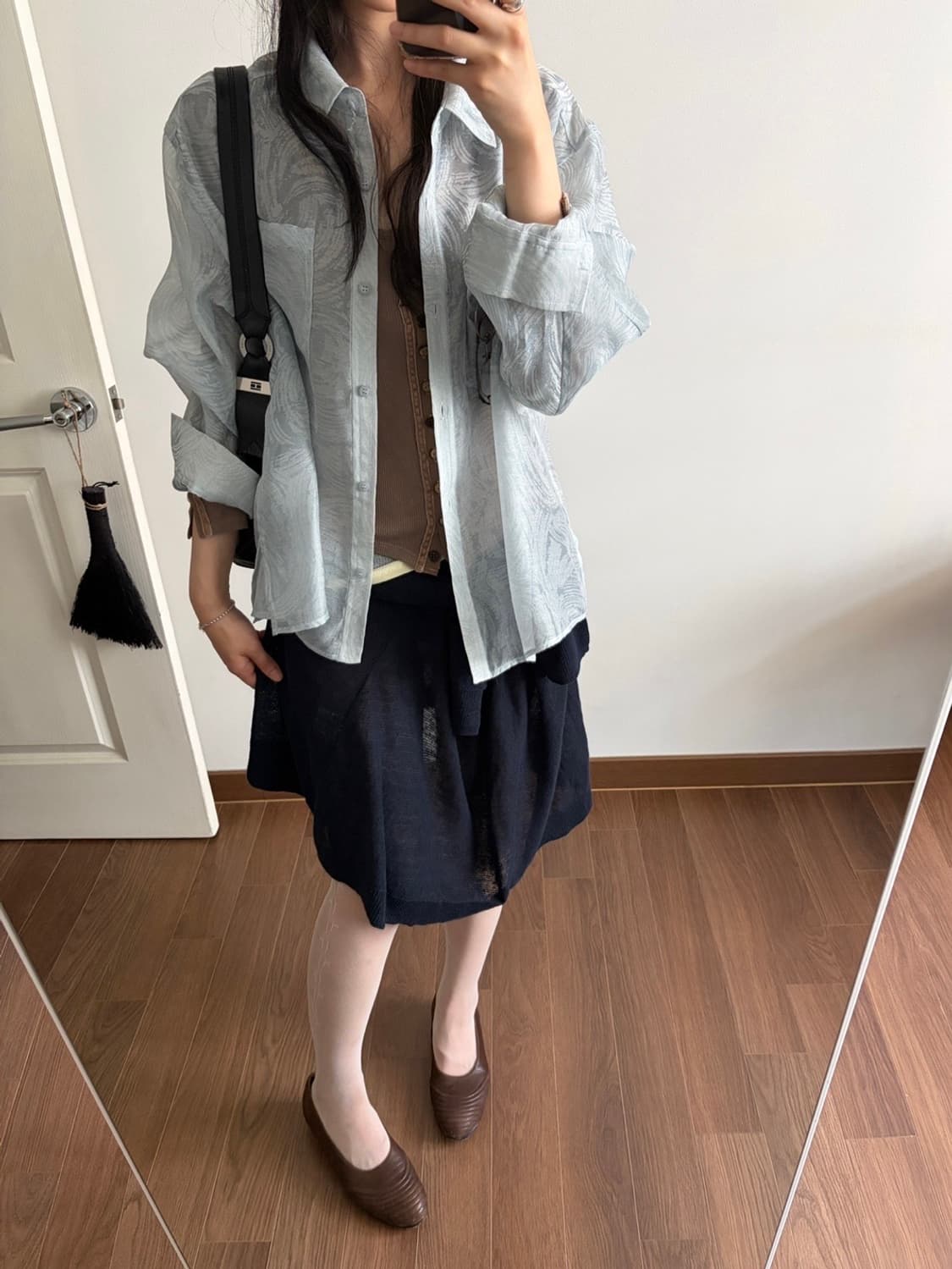 patterned blouse 상품이미지3