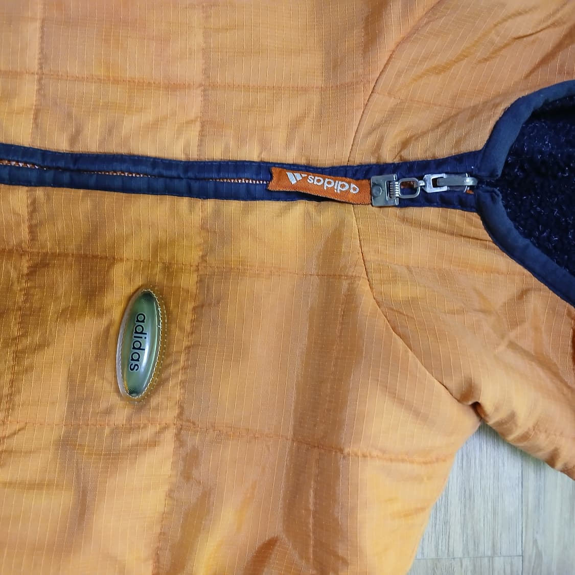 아디다스 올드스쿨 양면 블랙 후리스 빈티지 조끼 패딩 자켓 상품이미지10