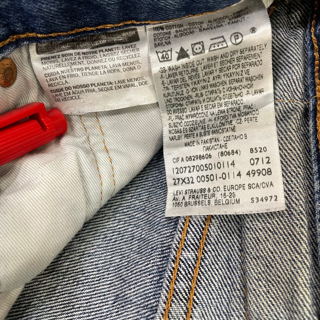  (27) Levi's 501 데님 팬츠 상품이미지8