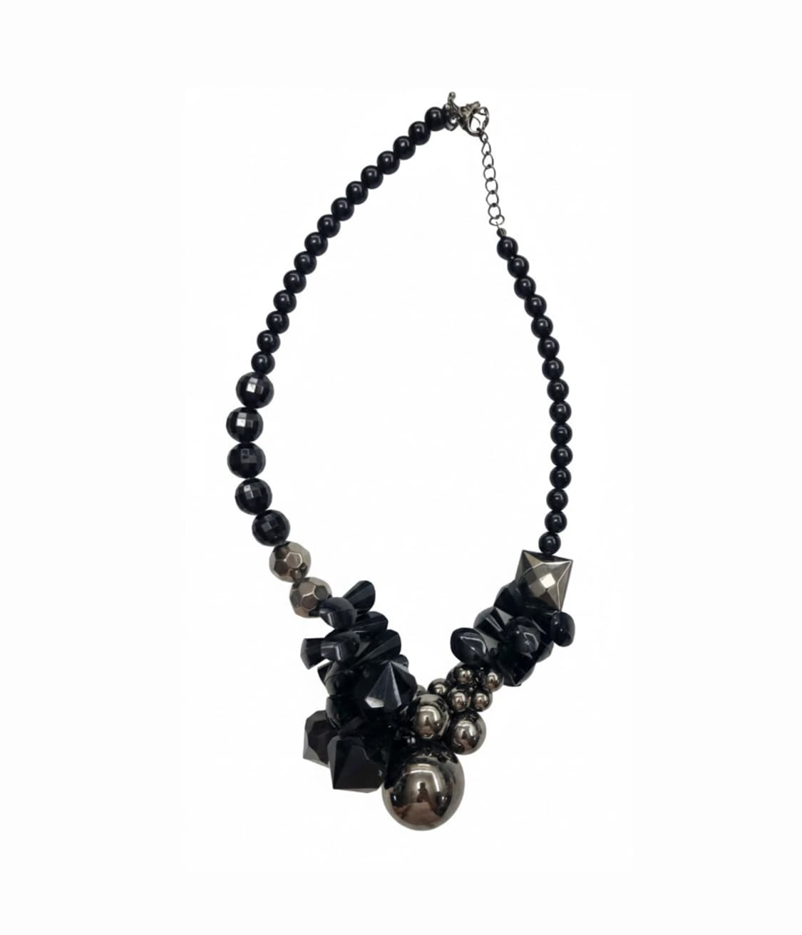 블랙 비즈 목걸이 상품이미지1