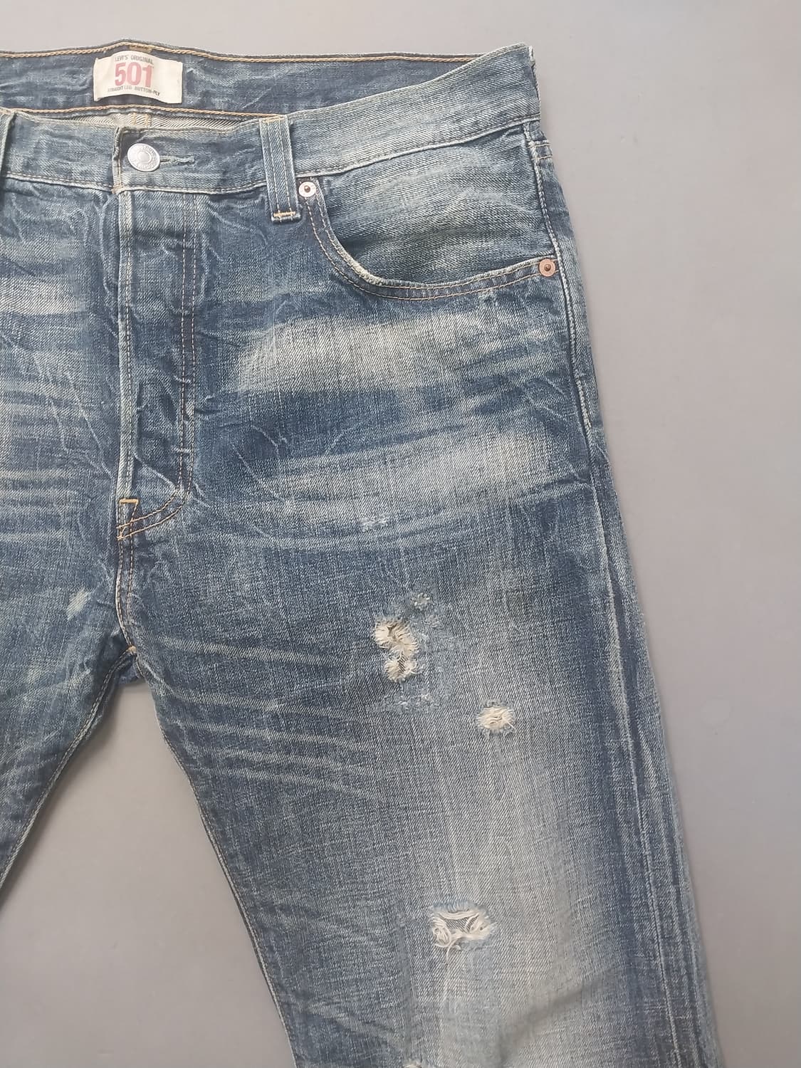 [36] 리바이스 501 00s 데미지 오리지널진 청바지 상품이미지4