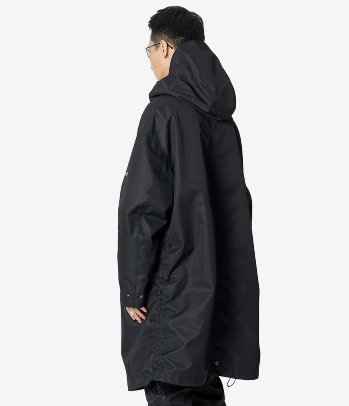 록히드마틴 더블 집 테크 파카 롱 바람막이 블랙 사이즈 1 상품이미지2