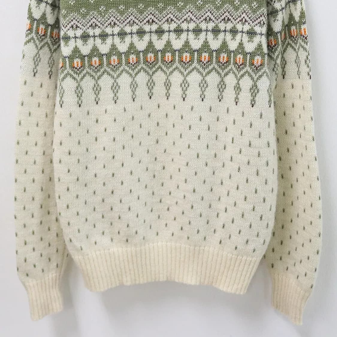 MONTANA  눈꽃패턴 투톤 울 혼방 니트 61412 상품이미지5