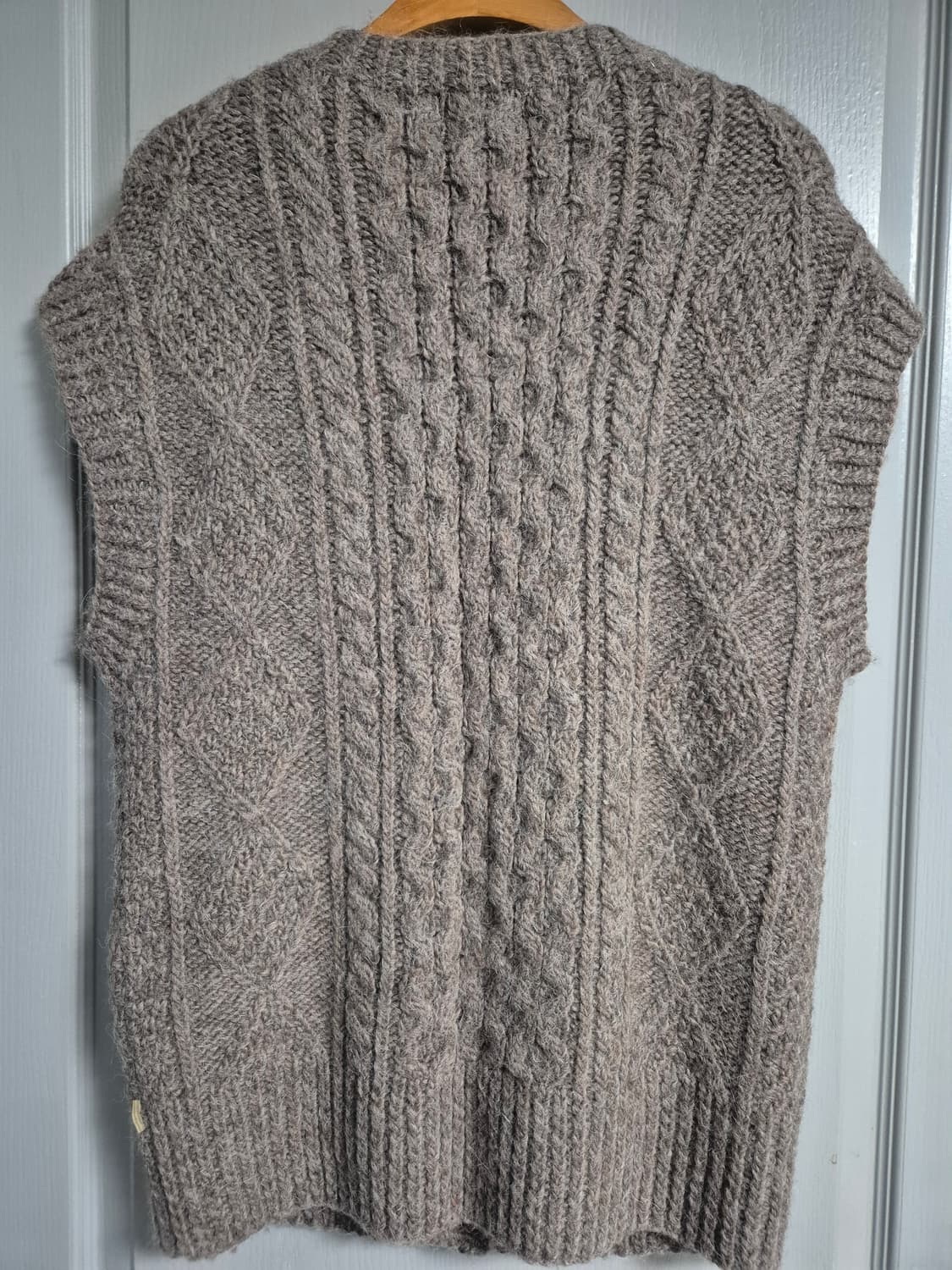 폴로 알파카 울 100% 니트 베스트 상품이미지3