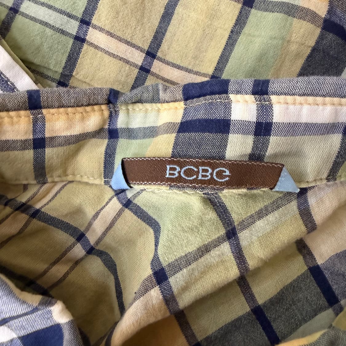 88 BCBG 체크 셔츠 0609T2 상품이미지3