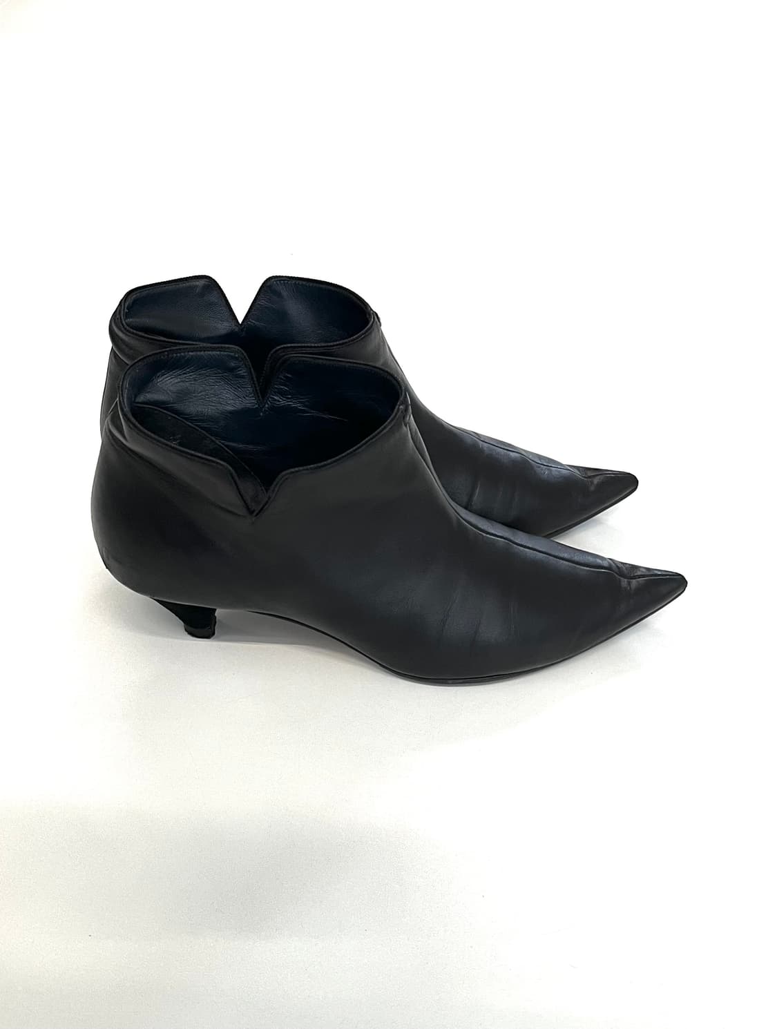 셀린느 피비 파일로 나이프힐 레더 앵클 부츠 상품이미지3