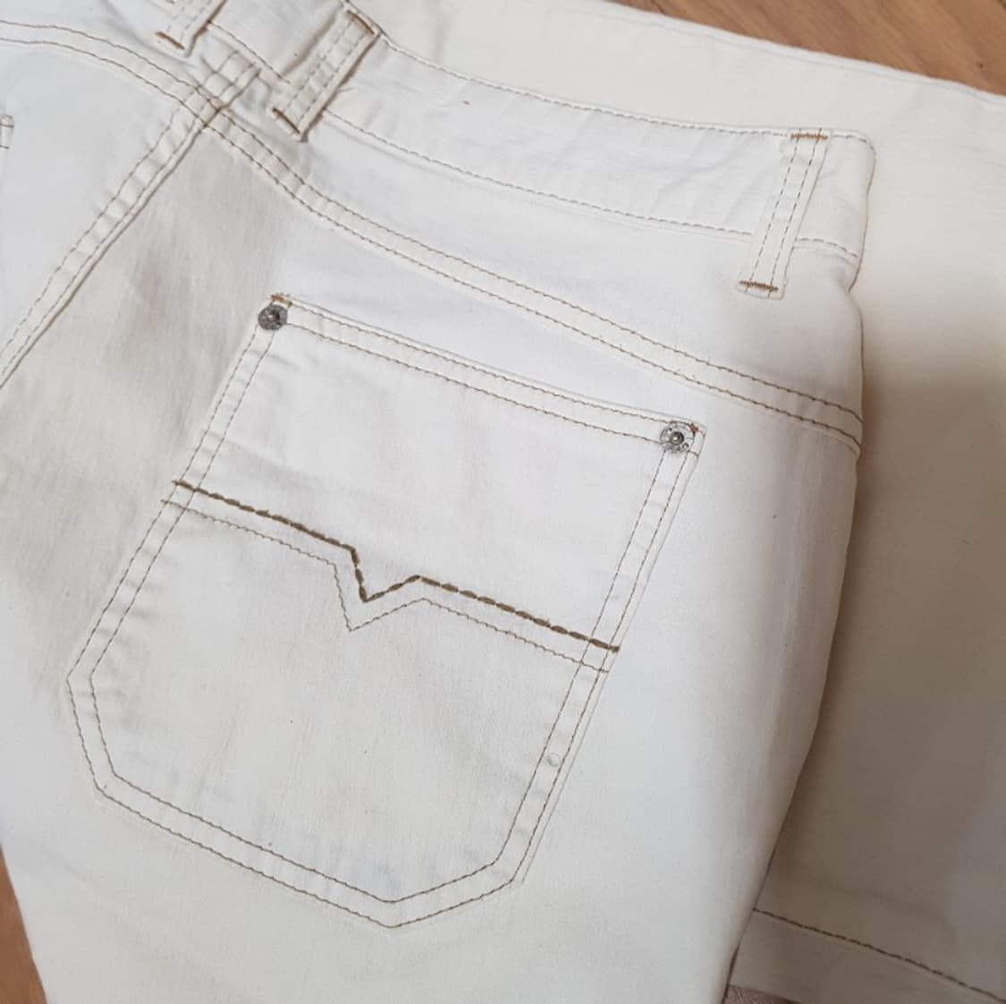 33 34 / 닥스 / 면 스판바지 /크림화이트 / 와탁410 상품이미지3