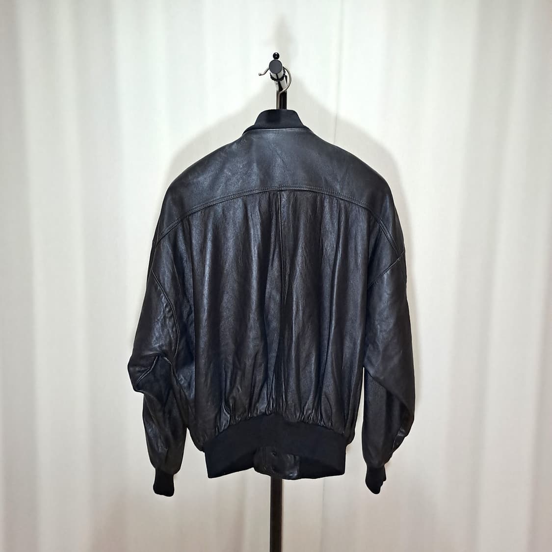 (택포) 메드 인 스페인 양가죽 빈티지 브이넥 자켓 105-110 B59 상품이미지5