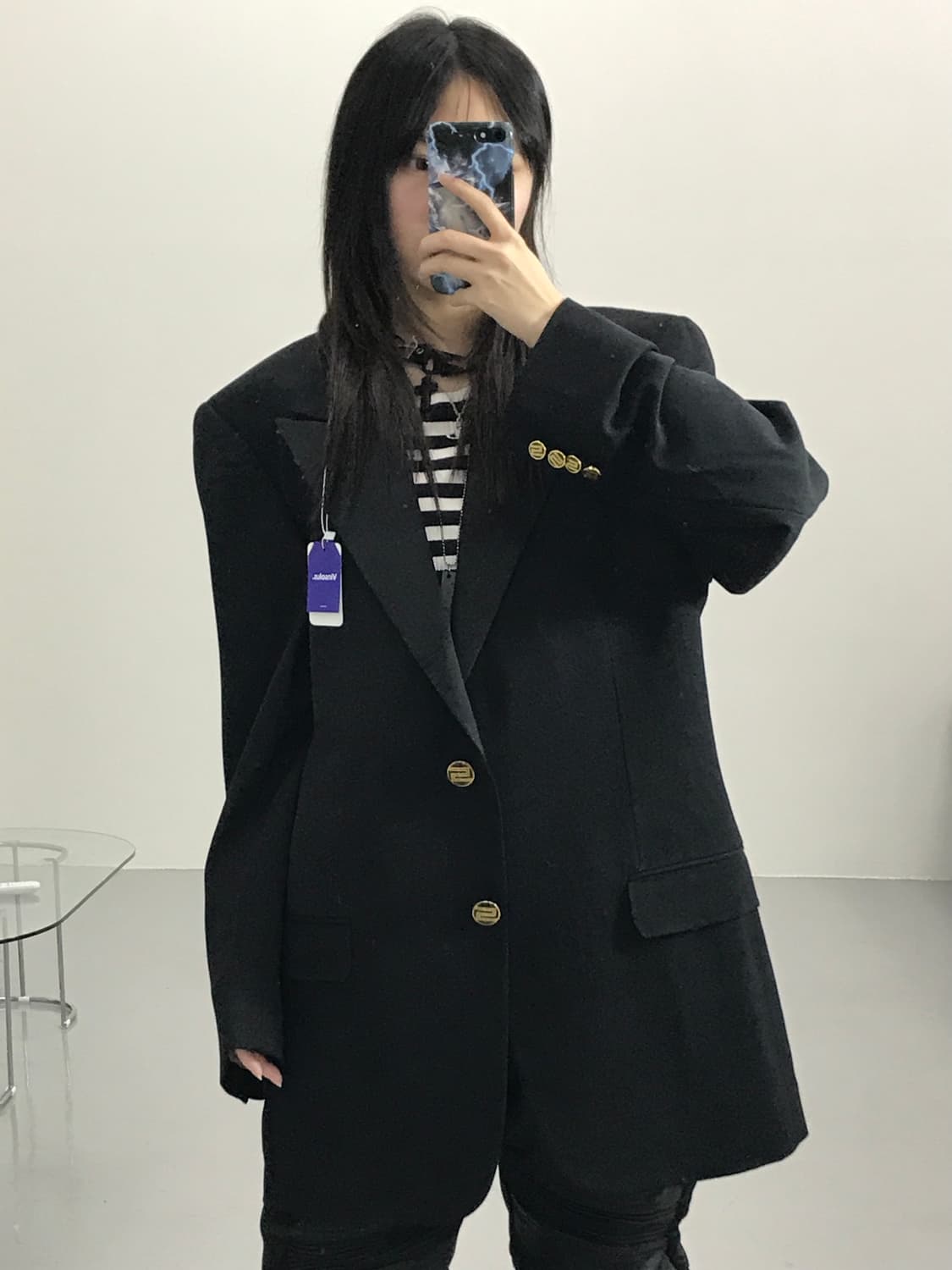  지아니 베르사체 꾸뛰르 울 블레이저 상품이미지1