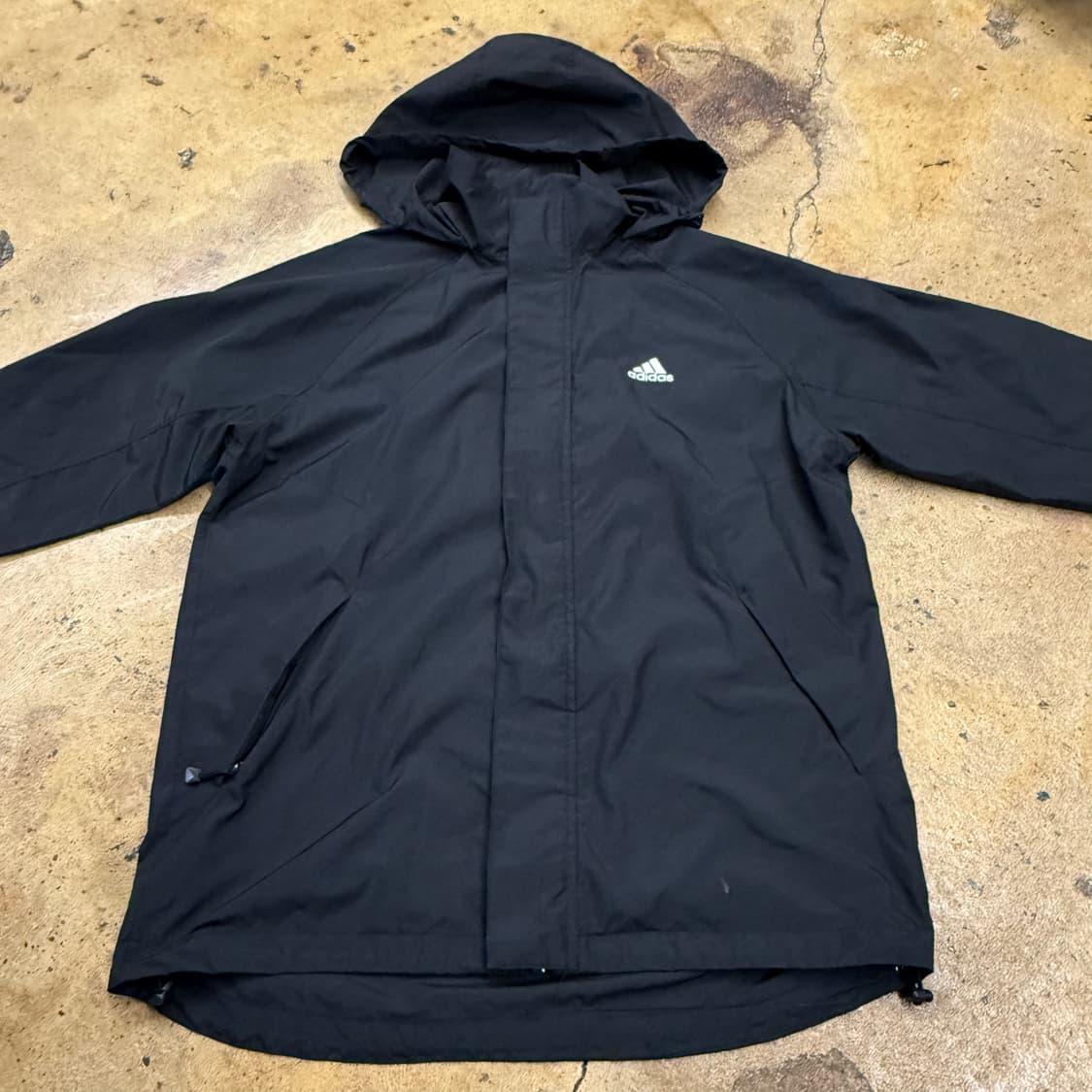 [정품/95] 아디다스 후드 바람막이 블랙 b18 상품이미지3