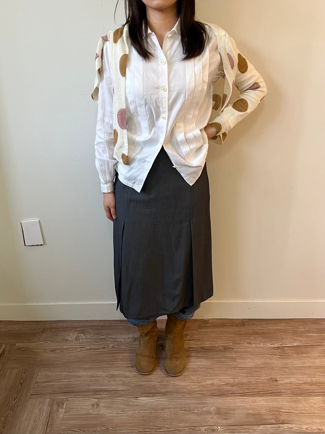 Max Mara 아카이브 트임 스커트 상품이미지7