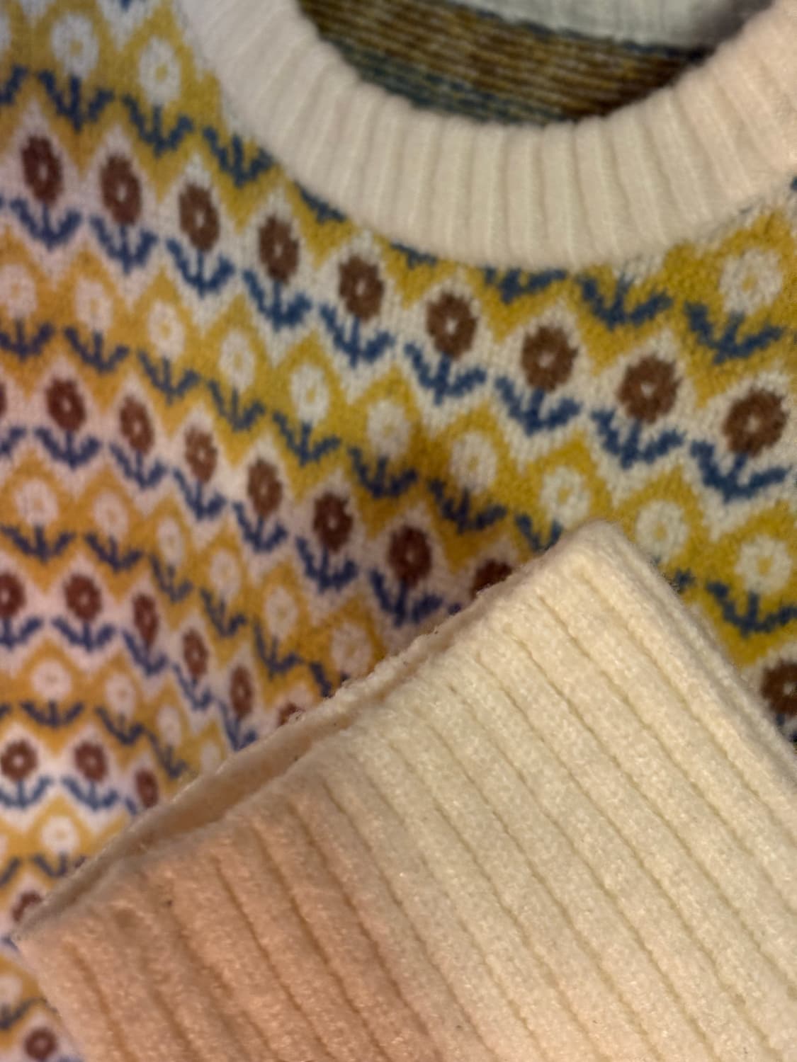 패턴 니트 Japan 상품이미지2